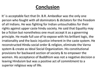 Vision of ambedkar of social inclusion | PPTX