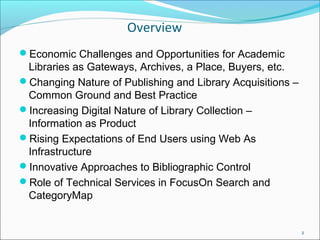 Vision of Library Technical Services | PPT