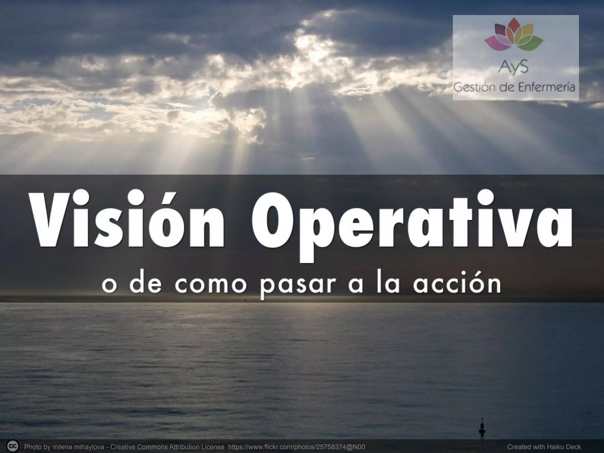 Photo by milena mihaylova - Creative Commons Attribution License https://www.flickr.com/photos/25758374@N00
Created with Haiku Deck