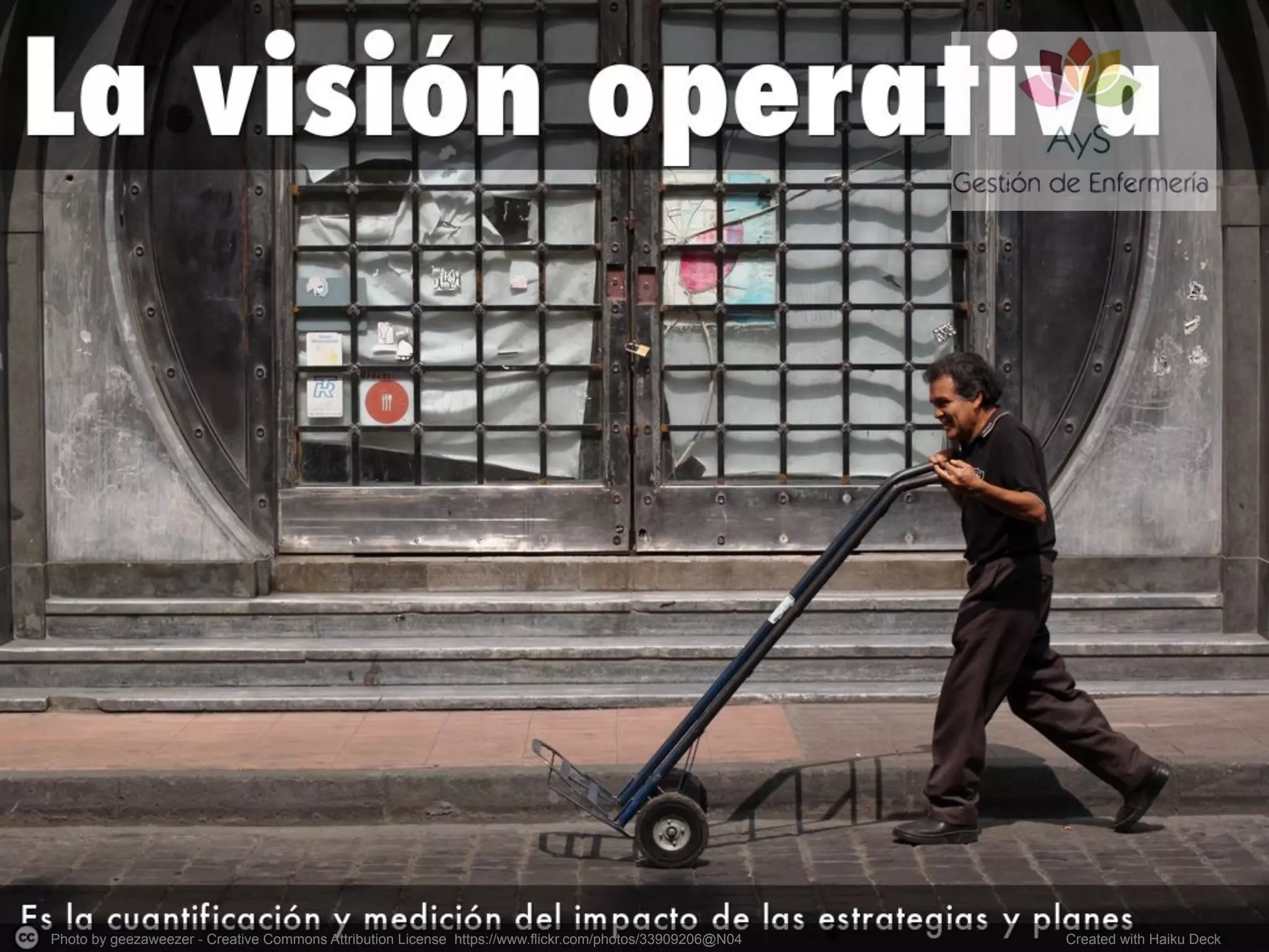 Photo by geezaweezer - Creative Commons Attribution License https://www.flickr.com/photos/33909206@N04
Created with Haiku Deck