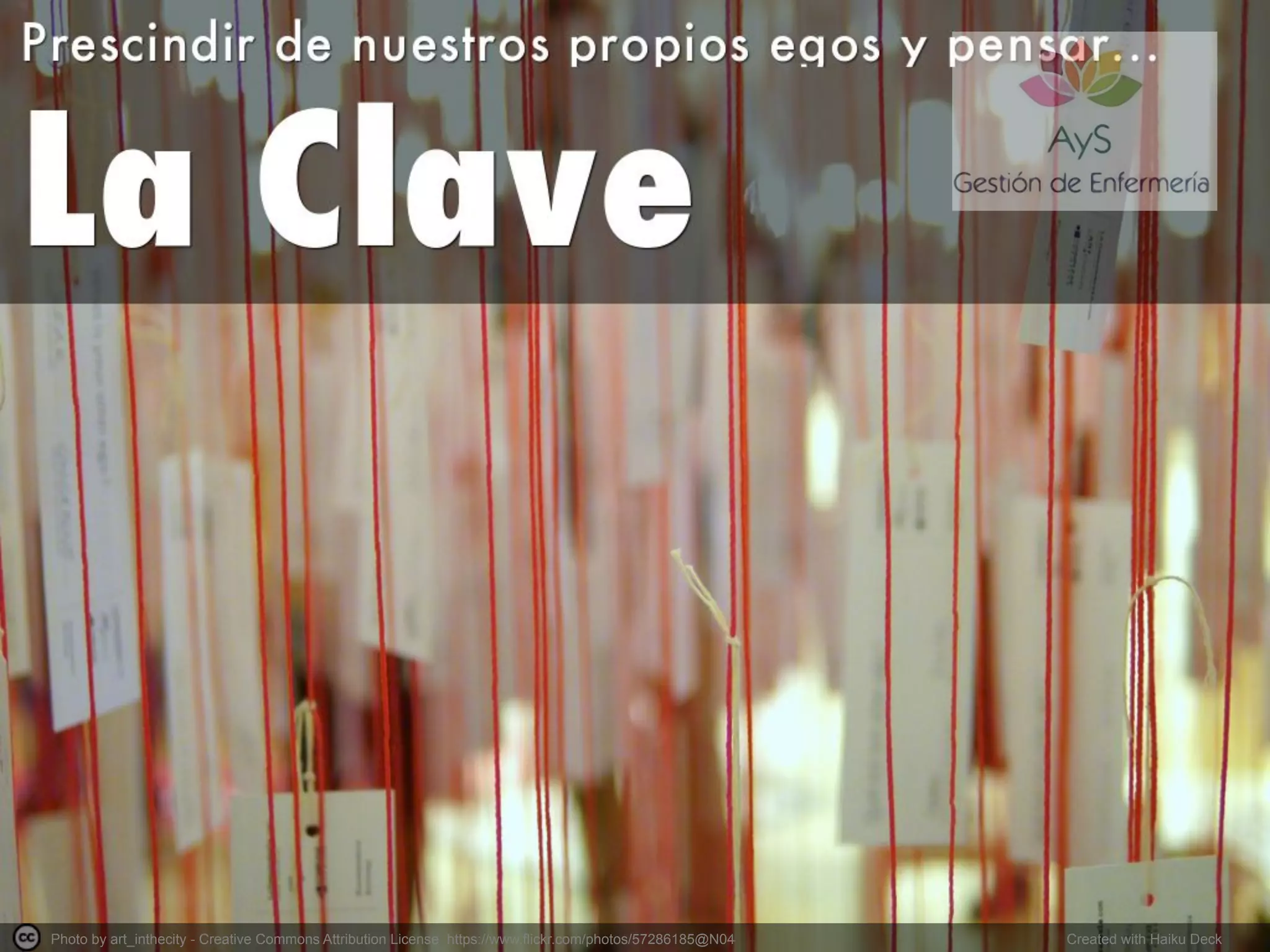 Photo by art_inthecity - Creative Commons Attribution License https://www.flickr.com/photos/57286185@N04
Created with Haiku Deck