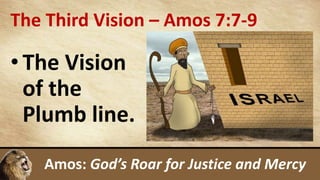 God's Roar for Justice and Mercy in Amos
