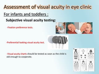 Fixation Preference Testing Vision screening in children by Hala Fathi Hannot | PPTX