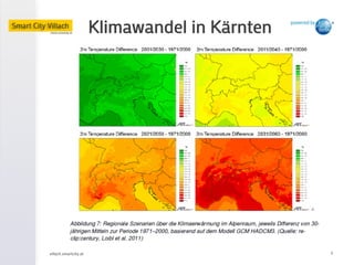 villach.smartcity.at	
  
Klimawandel in Kärnten
5	
  
 