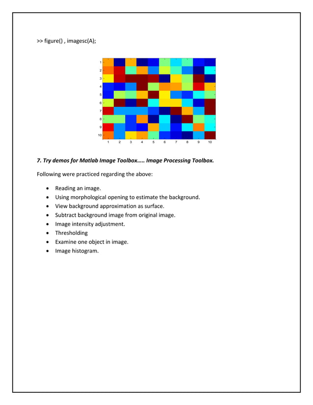 Vision systems_Image processing tool box in MATLAB | PDF