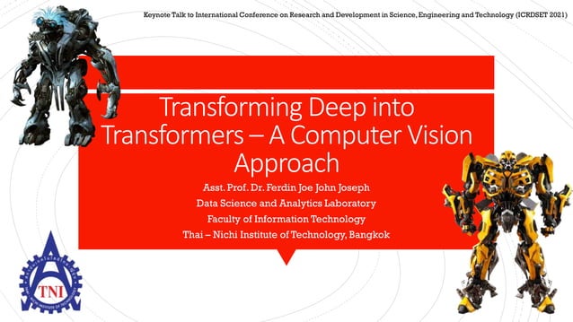 Transforming deep into transformers – a computer vision approach | PPT