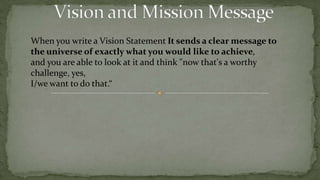 You want them to statethe wild dreaming of every possibility you want explored every single day.