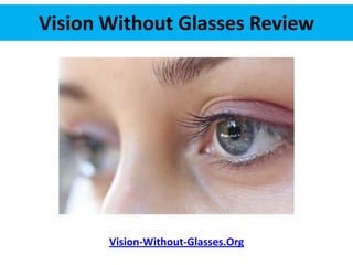 Vision Without Glasses Review




       Vision-Without-Glasses.Org
 