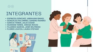 INTEGRANTES
ESPINOZA SÁNCHEZ, ABRAHAM ISMAEL
GONZALES PALOMINO, SANDRO RAMIRO
GARCIA YEREN, JULIO CESAR
HUAMANI YEREN , ERICKA ROCIO
FAJARDO GARCÍA, JOSÉ WILFREDO
FLORES LOAYZA, LAURA STEFANY
 