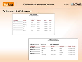 VisiPass - Visitor Passenger Management.ppt