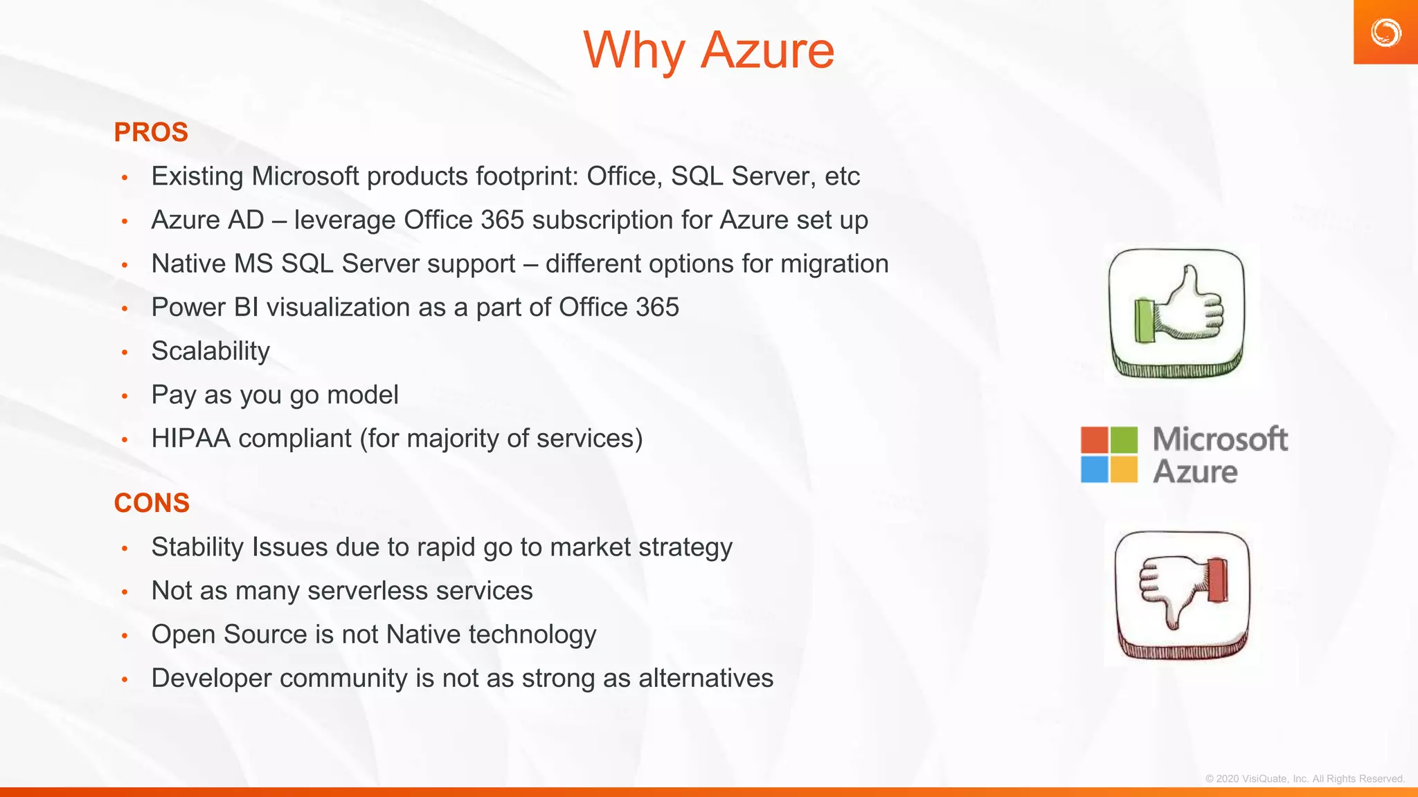 VisiQuate: Azure cloud migration case study