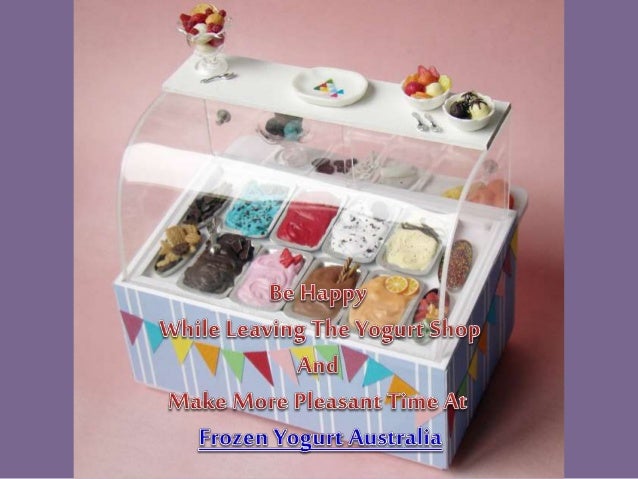 Visiting Frozen Yogurt Shop For The First Time