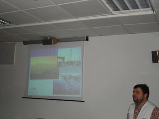 Ao longo da sua projecção os alunos, pela via do diálogo, tentaram responder às várias questões colocadas pelo monitor da visita .  