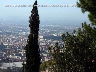 Dall’alto di Casertavecchia è imponente l’immagine della Reggia 