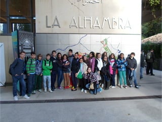 Visita 2º ESO A a la Alhambra y al Generalife 15 octubre 2012
