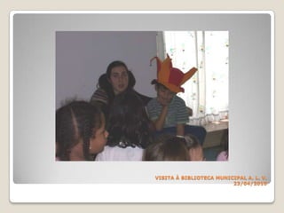 VISITA À BIBLIOTECA MUNICIPALA. L. V.23/04/2010