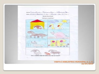 VISITA À BIBLIOTECA MUNICIPAL A. L. V.23/04/2010