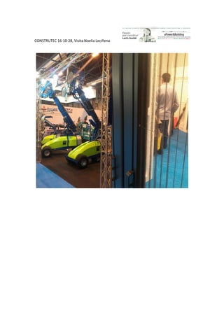 CONSTRUTEC 16-10-28, Visita Noelia Leciñena
 