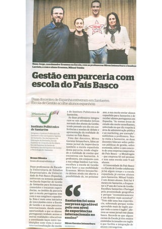 Visita de docentes do país basco à esgts   o ribatejo 05-04-2012
