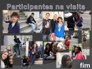 Participantes na visita fim