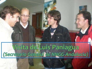 Visita de Luis Paniagua (Secretario General de NNGG-Andalucía) 