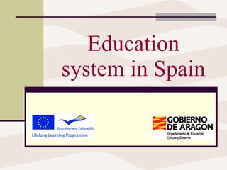 Education system in Spain 