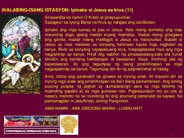 Visita Iglesia 2014 Tagalog version