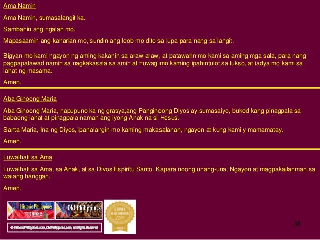Visita Iglesia 2014 Tagalog version