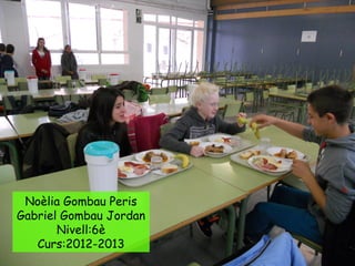 Noèlia Gombau Peris
Gabriel Gombau Jordan
       Nivell:6è
   Curs:2012-2013
 