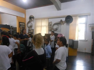 Visita museu emílio da silva 3° e 4° ano