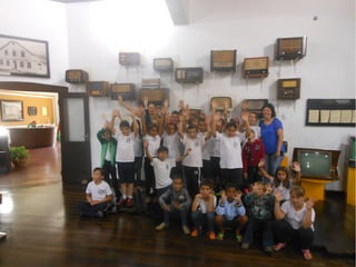 Visita museu emílio da silva 3° e 4° ano