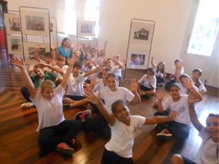 Visita museu emílio da silva 3° e 4° ano