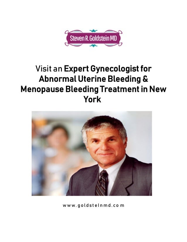 Visit an Expert Gynecologist for Abnormal Uterine Bleeding & Menopause
