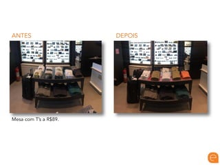 DEPOISANTES
Mesa com T’s a R$89.
 