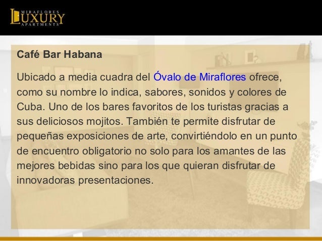 Los bares que debes visitar en Miraflores