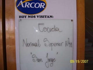 Visitaron a arcor