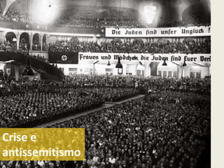 Crise e
antissemitismo
 