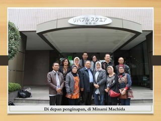Di depan penginapan, di Minami Machida
 