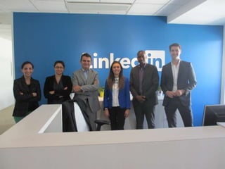 Visite de l'équipe Relations et Partenariats Ecole de Accor chez LinkedIn France