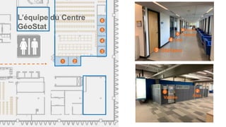 54
L’équipe du Centre
GéoStat
1 2
4
3
5
6
Valérie
1 2
Alex
Stéfano
Joë
Gaston
Suzie
3
4
5
6
 