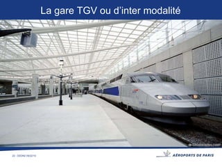 La gare TGV ou d’inter modalité 