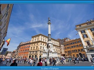 La place d’Espagne
 