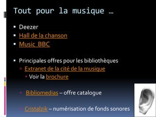 Tout pour la musique … Deezer