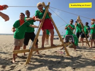 Teambuilding am Strand
 