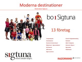 Moderna destinationer
Destination Sigtuna

13 öٲ

 