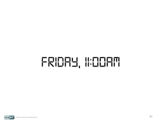 83
Friday, 11:00AM
 