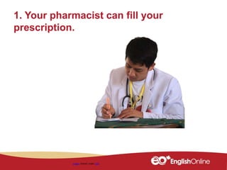 1. Your pharmacist can fill your
prescription.
Image shared under CC0
 