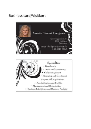 Business card | PDF