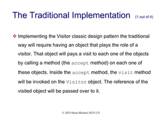 Goodbye Boilerplate: The Visitor Pattern Reimagined in Modern Java ...
