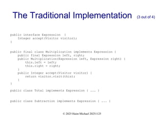 Goodbye Boilerplate: The Visitor Pattern Reimagined in Modern Java ...